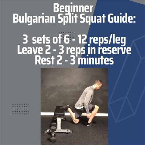 reddit how many sets and reps for bulgarian split squat